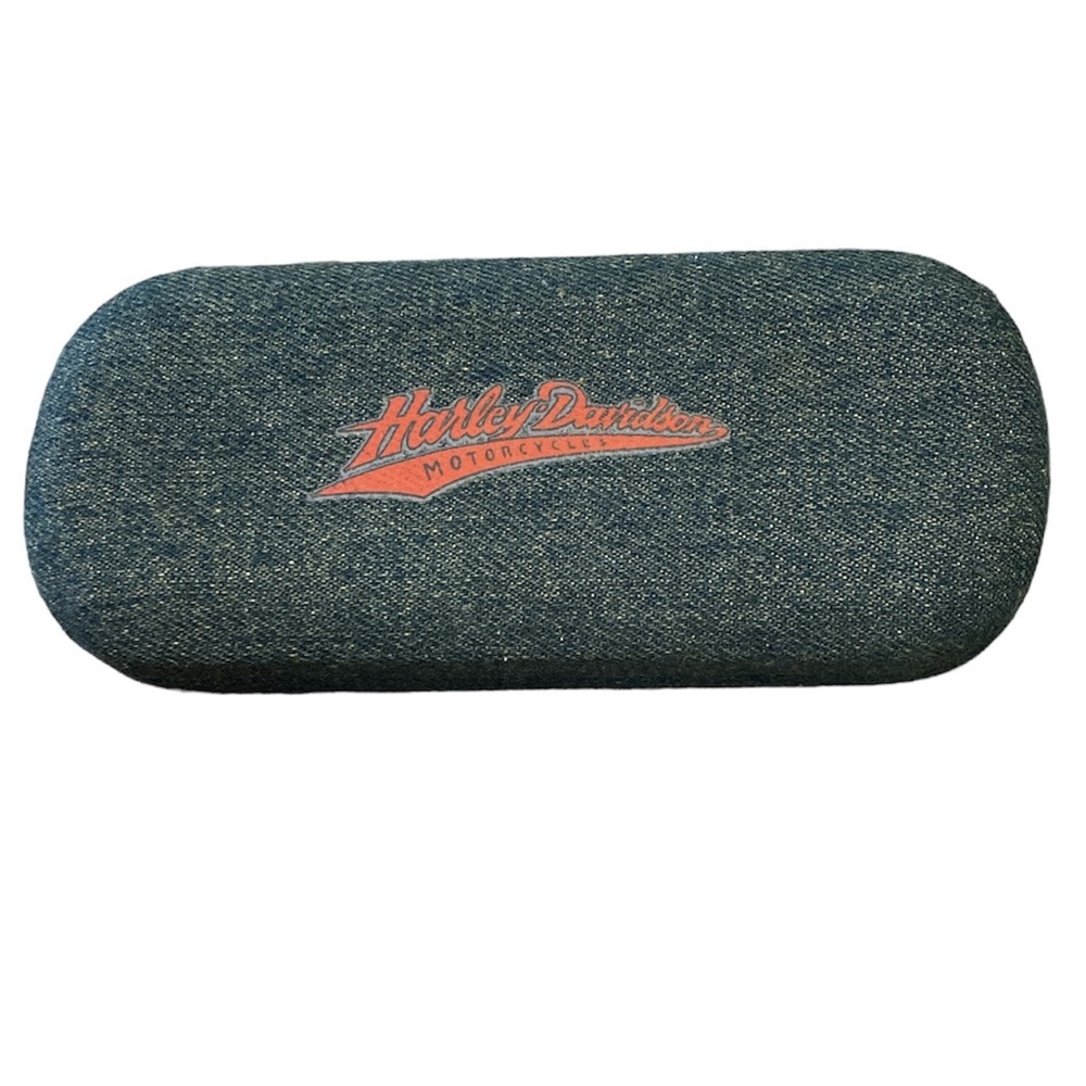 Harley Davidson Eye Glasses Case - Hot Denim - New Without Tag